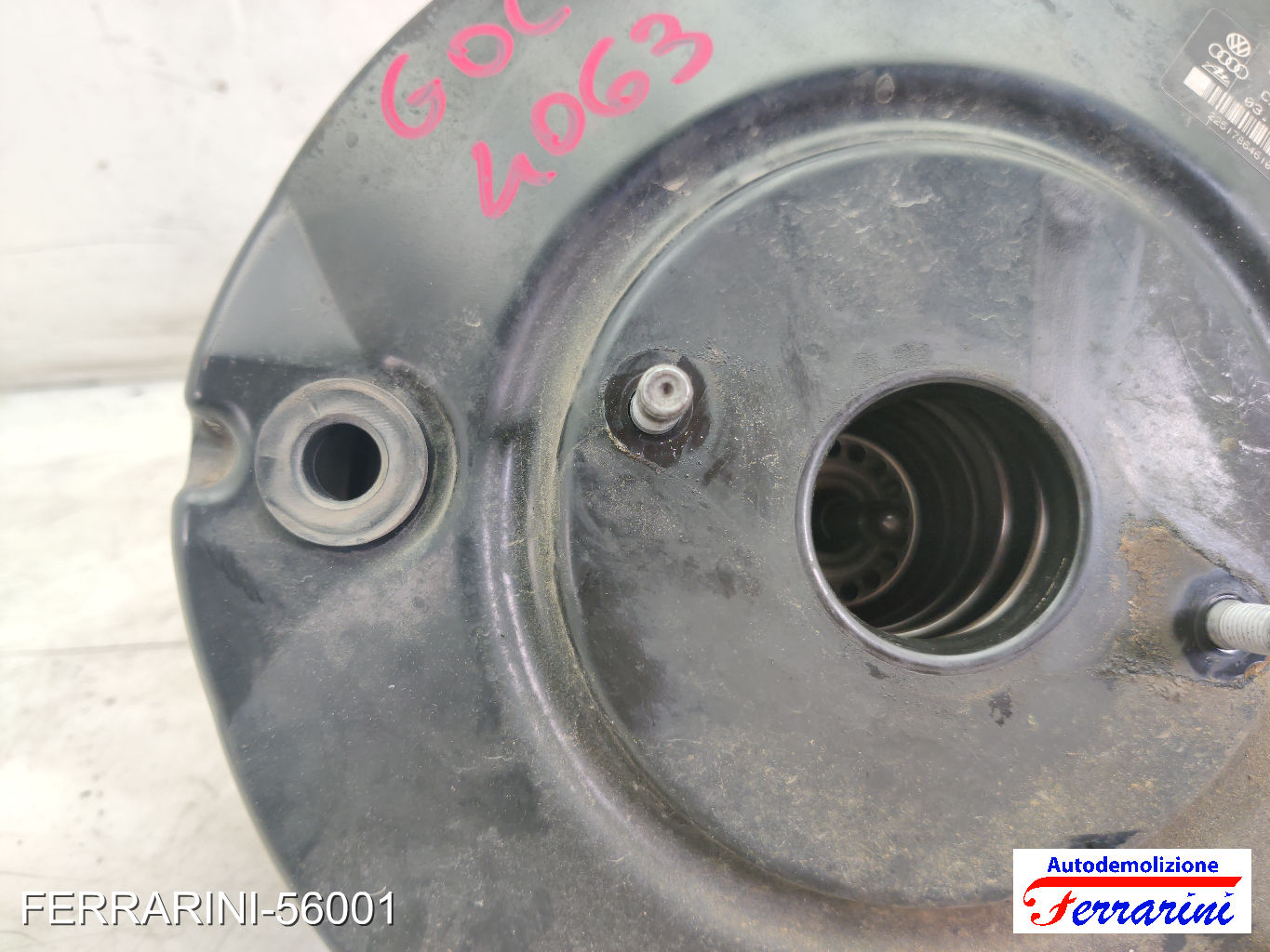 Servofreno VW GOLF 5 1K1 1.9 TDI 2003-2008 1K1614105AE, 03786461034 6