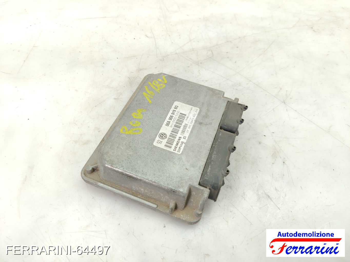 Centralina Motore VW GOLF 4 1J1 1.6 1997-2004 06A906019BQ, 06A906019AK, E939418R