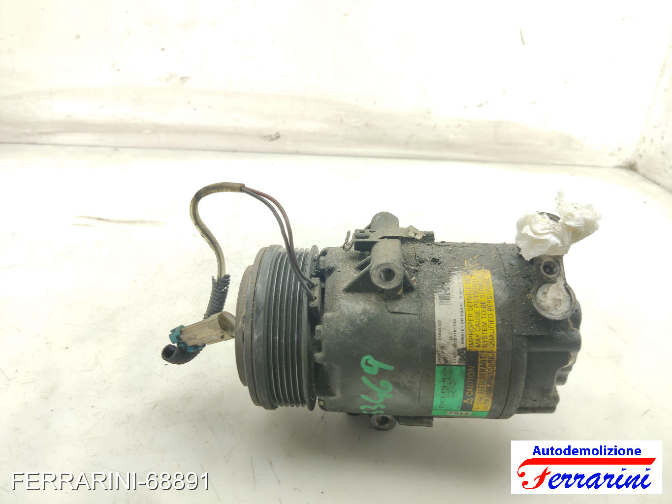 Compressore Clima OPEL ZAFIRA A T98 2.0 DTI 16V 2000-2005 24464152, 6854013 10
