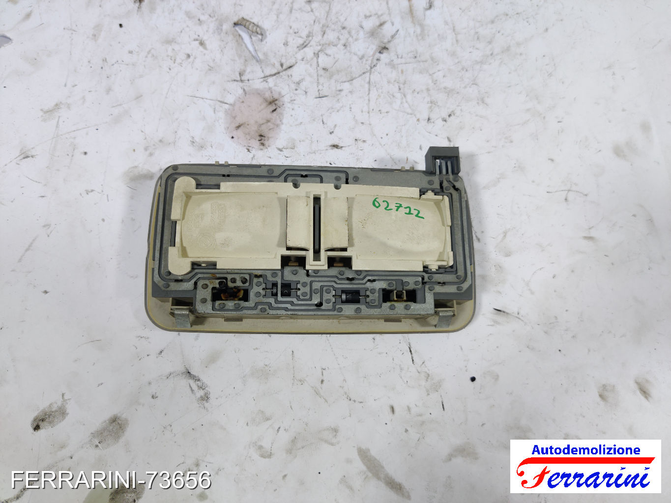 Plafoniera FIAT PUNTO 188 2001-2012 anteriore, frontale centrale, ant 735244963