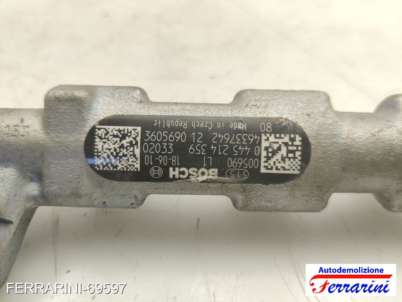 Flauto Con Iniettori JEEP COMPASS M6, M7, MP, MV 1.6 CRD 2017-2023 46337642 8