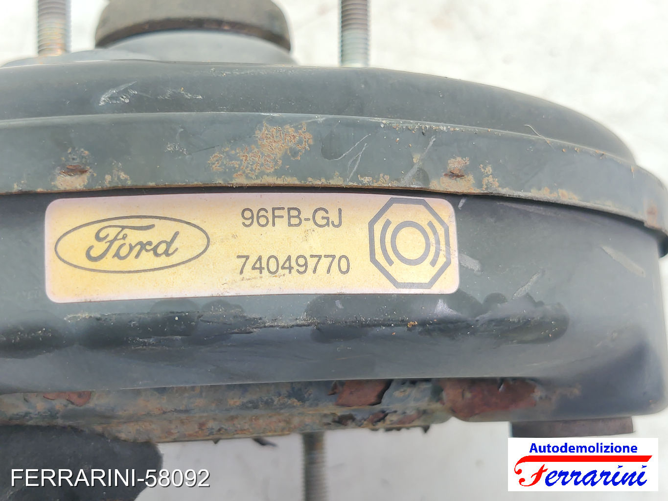 Servofreno FORD FIESTA 4 JA, JB 1.25I 16V 1995-2002 74049770, 96FBGJ
