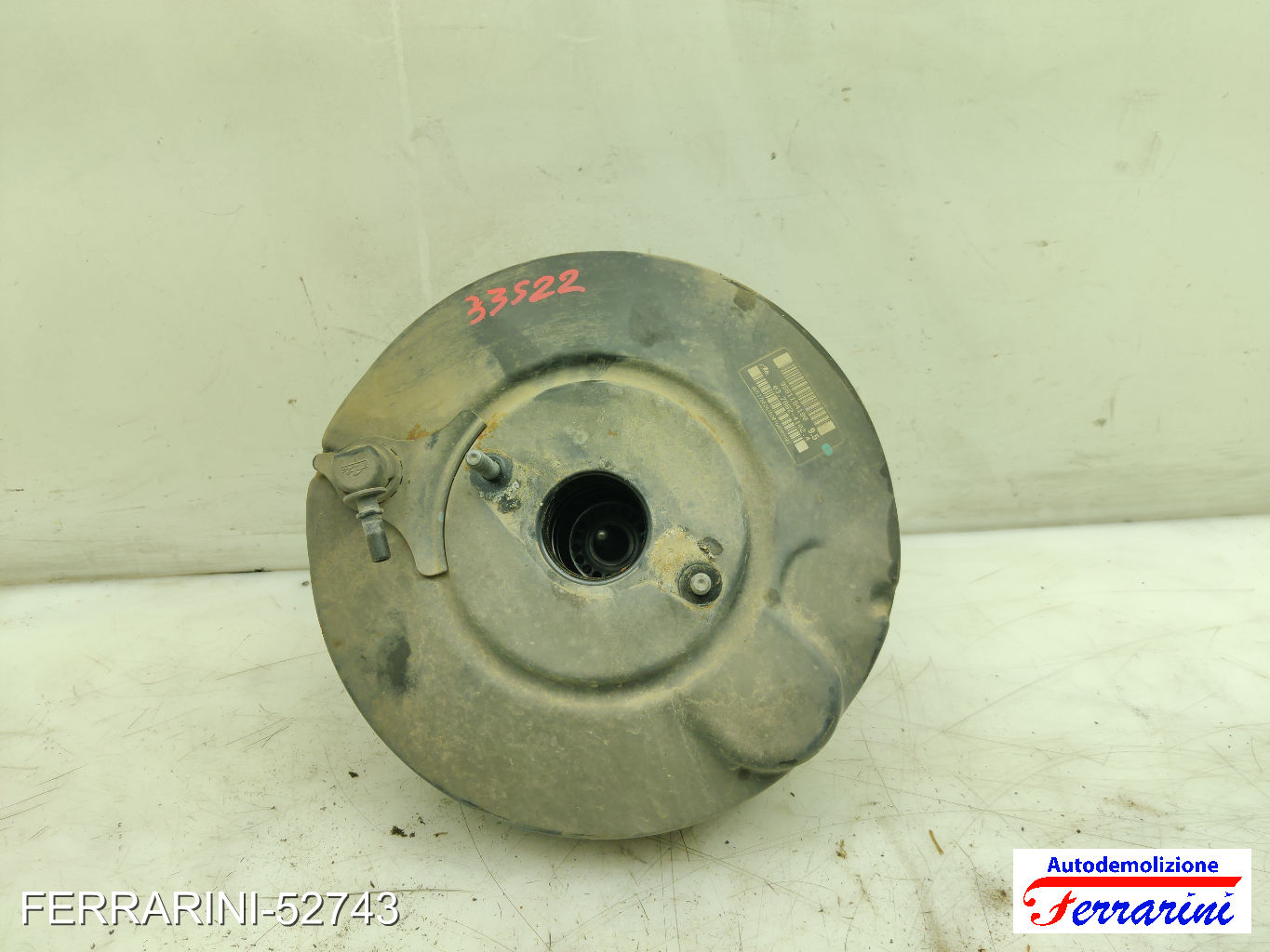 Servofreno CITROEN C4 PICASSO 1 UD 2.0 HDI 138 2006-2013 03786241024, 9681194180