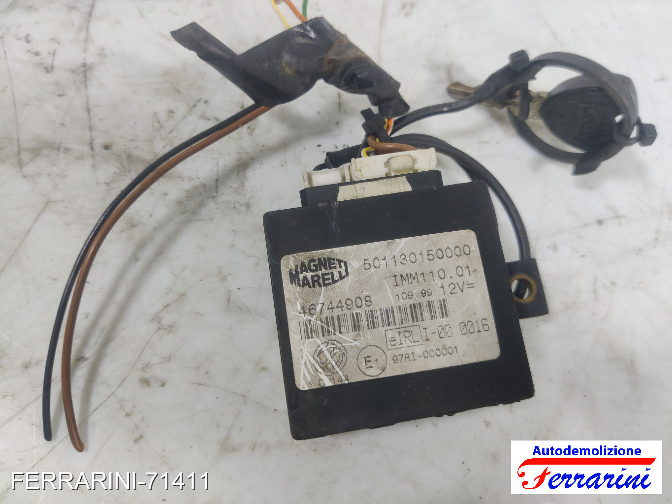Kit Accensione FIAT PANDA 141 900 1992-1996 6160210201, 71721832, EB16FEBR 8