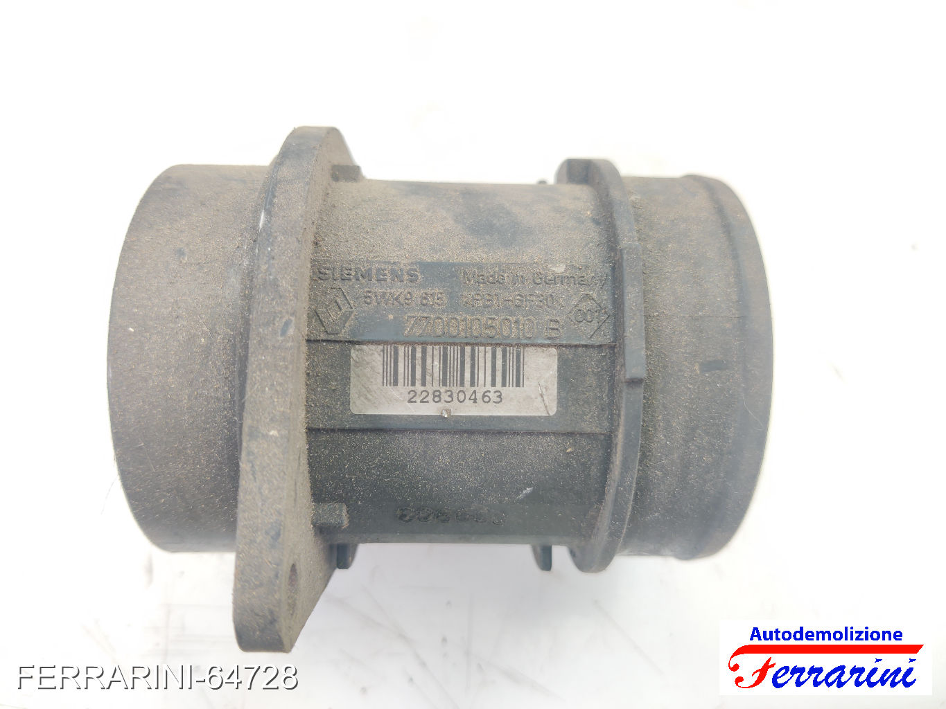 Debimetro RENAULT LAGUNA 2 BG0/1 1.9 DCI 2001-2005 7700105010, 5WK9615, 5WK9615Z
