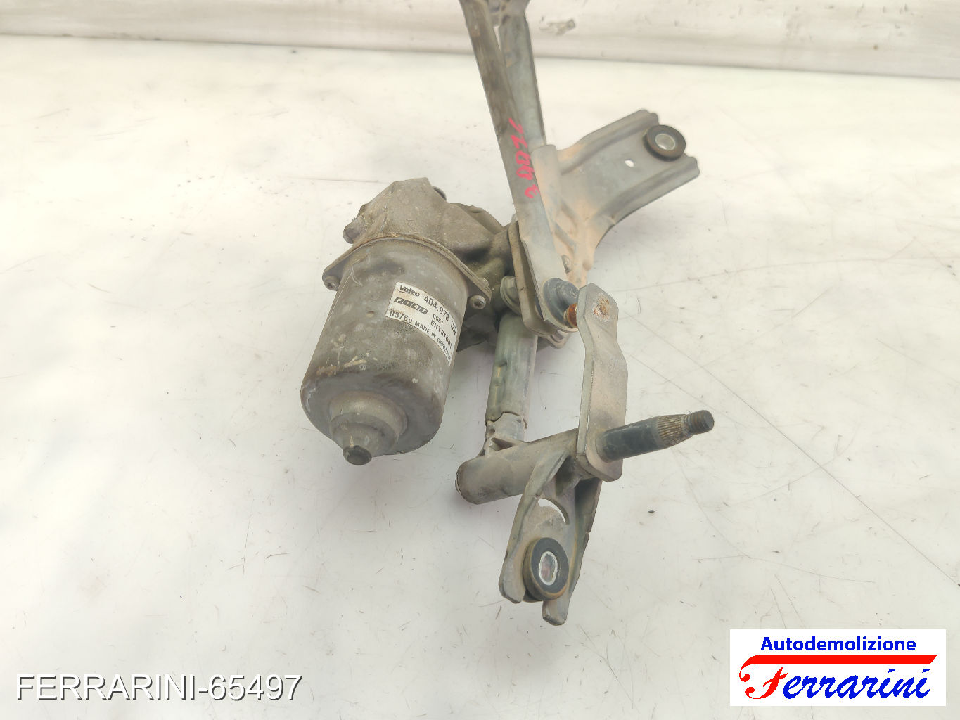 Spazzacqua Motorino Tergicristallo FIAT GRANDE PUNTO 199 2005-2009 anteriore 10
