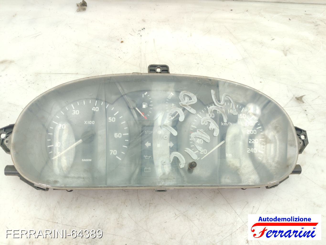 Quadro Contachilometri RENAULT MEGANE 1 SW KA0/1 1.6 16V 1999-2003 8200071820 11