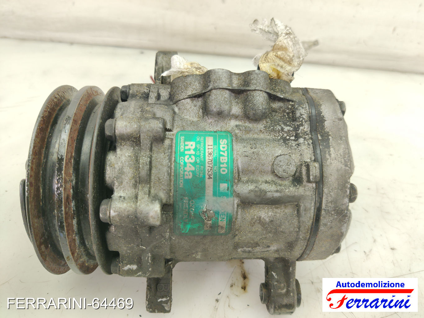 Compressore Clima FIAT SEICENTO 600 287 1.1 1998-2010 46443509, SD7B10 7
