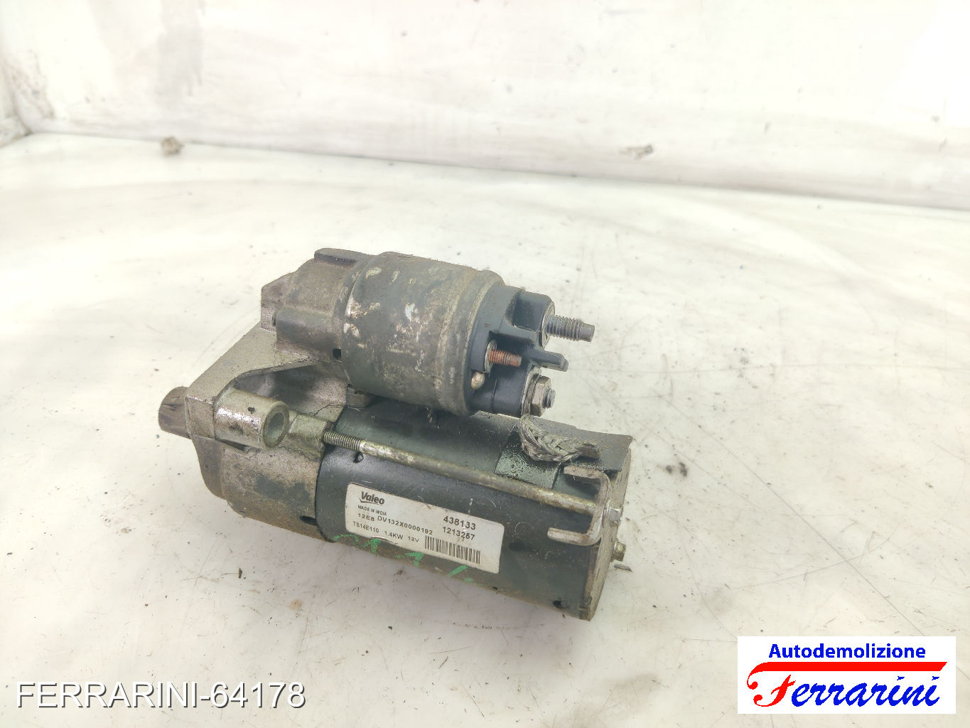 Motorino Avviamento CITROEN C2 JM 1.4 HDI 2003-2009 5802FG, 9688268480, 1213257