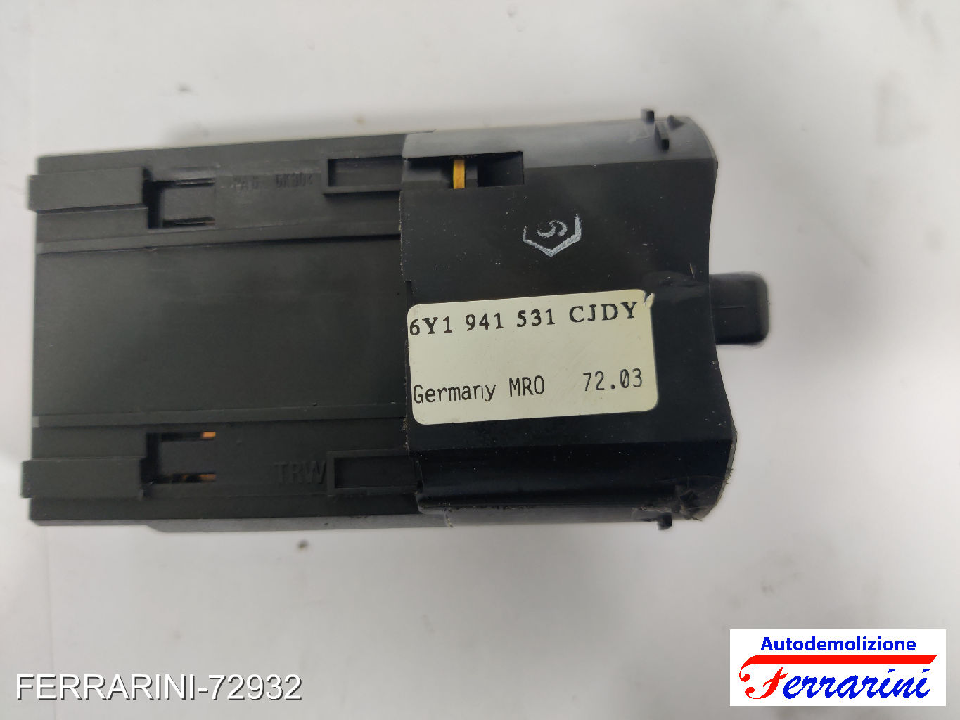 Interruttore Luci Fari SKODA FABIA 1 COMBI 6Y5 2000-2007 6Y1941531CJDY 6