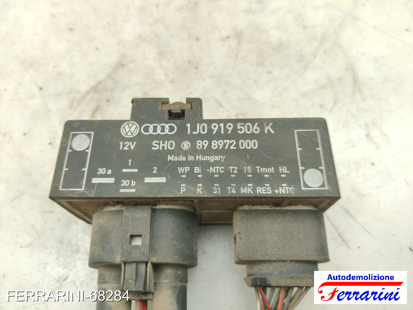 Centralina Ventola Radiatore VW GOLF 4 VARIANT 1J5 1.4 16V 1999-2006 1J0919506K 7