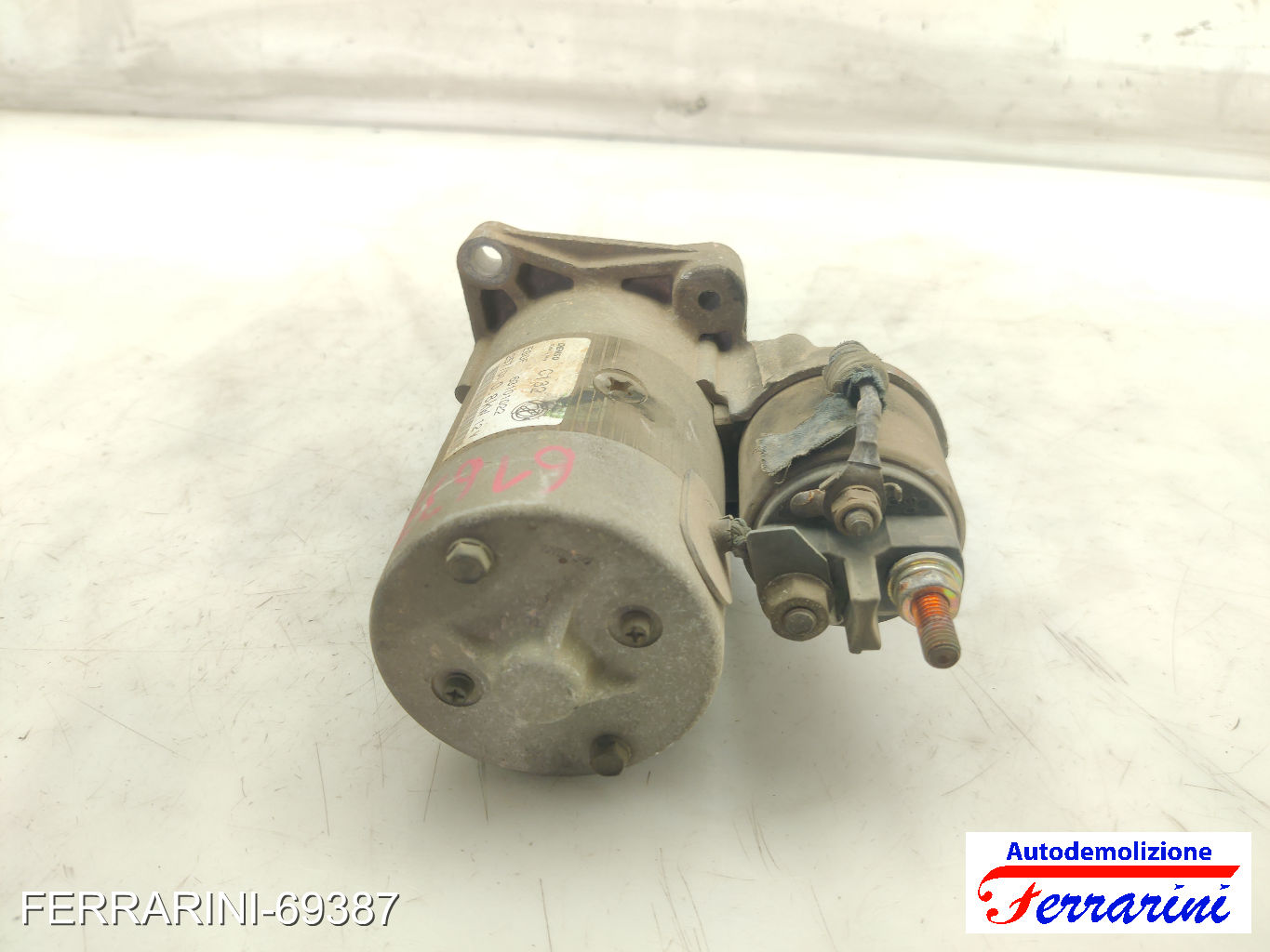 Motorino Avviamento FIAT SEICENTO 600 187 1.1 1998-2010 51890633, 63101022 7