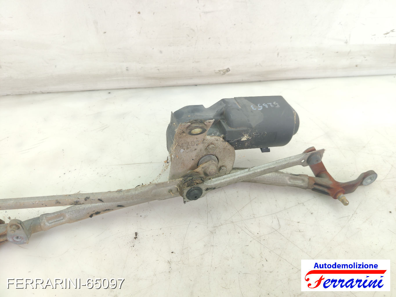 Spazzacqua Motorino Tergicristallo FIAT PUNTO 176 1996-1999 anteriore, frontale 7