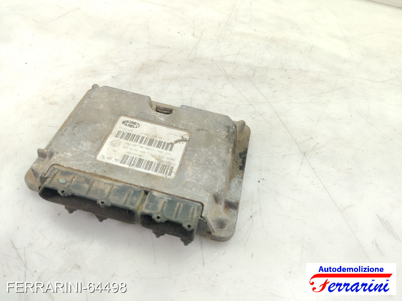 Centralina Motore FIAT SEICENTO 600 187 1.1 1998-2010 55187372, 51793106
