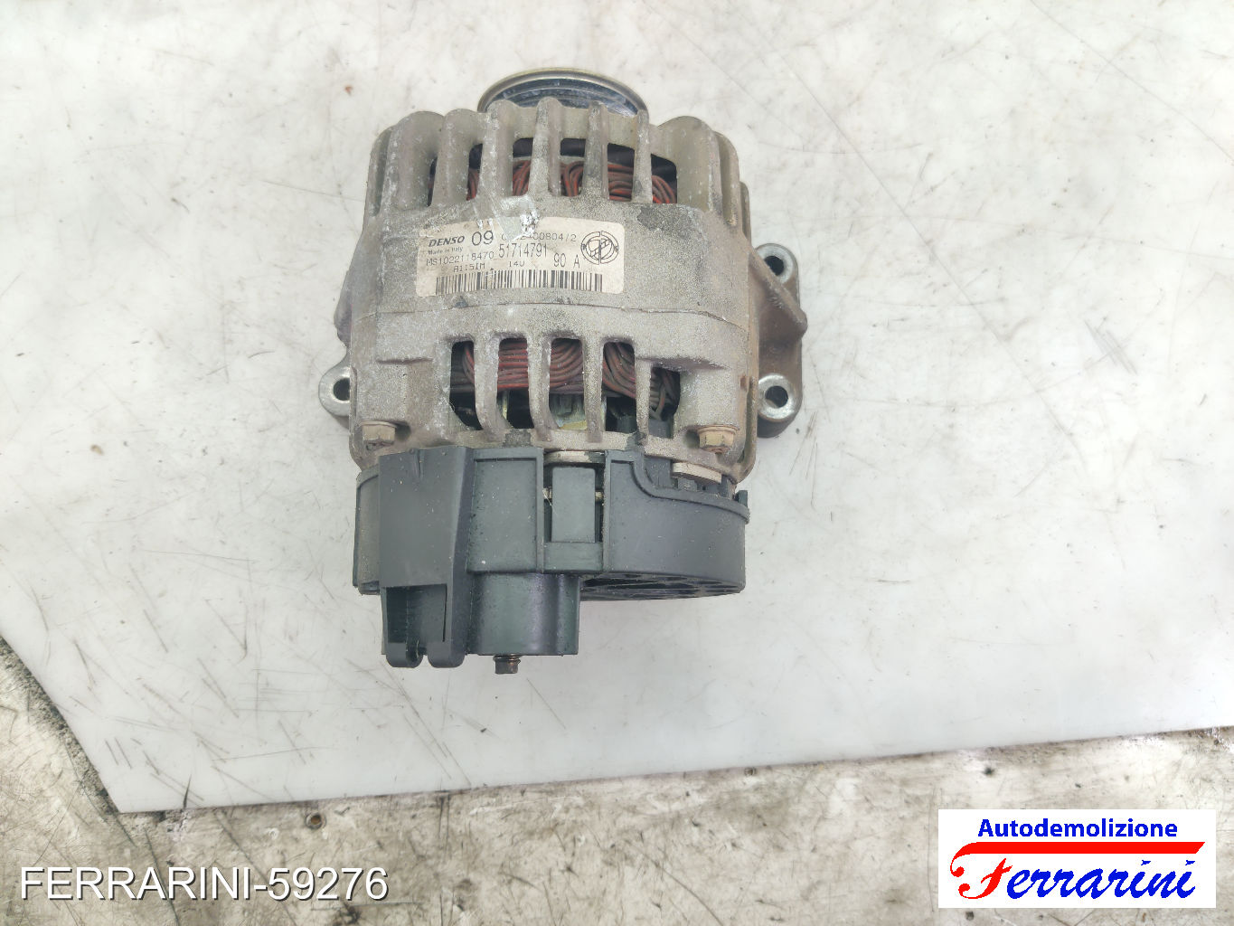 Alternatore LANCIA YPSILON 843 1.2 2003-2011 51714791, DAN519, 52003532