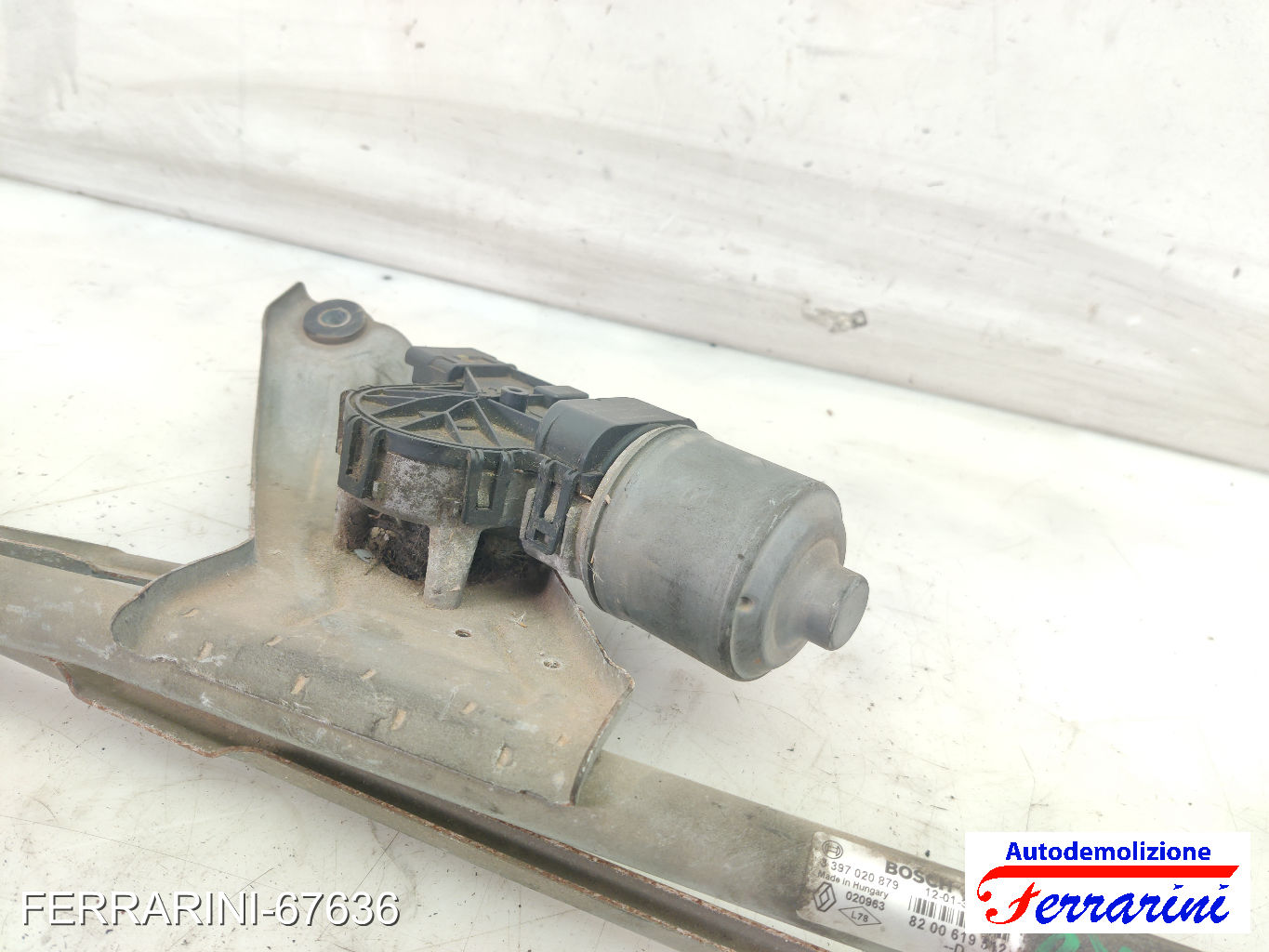 Spazzacqua Motorino Tergicristallo DACIA SANDERO 2010-2012 anteriore, frontale 8