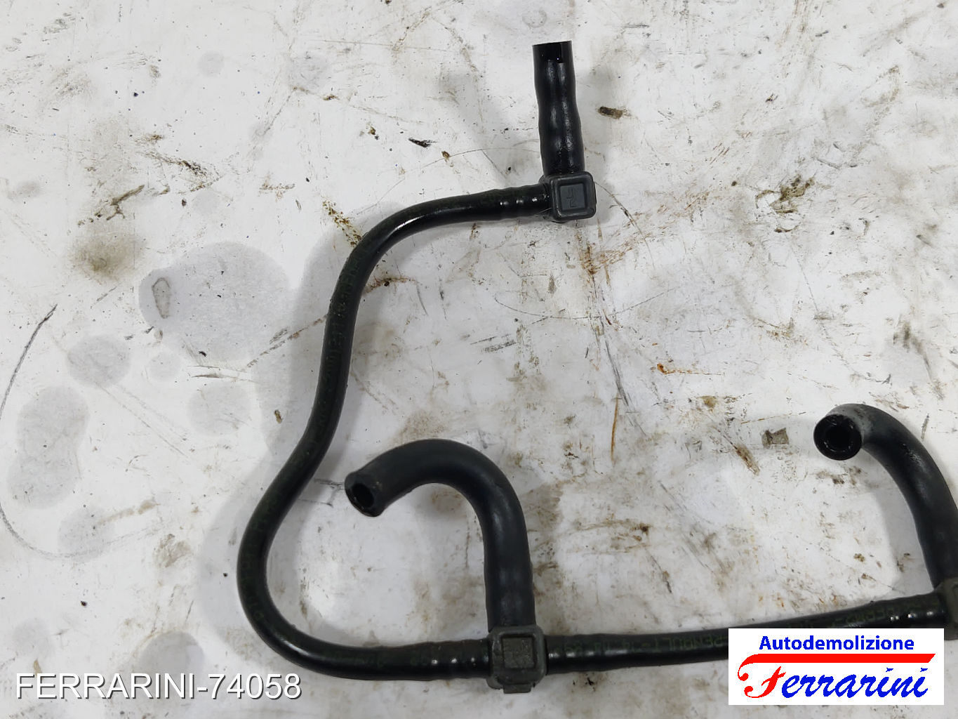 tubo recupero gasolio iniettori K9K F7 RENAULT SCENIC 2 JM0/1 1.5 DCI 2003-2005