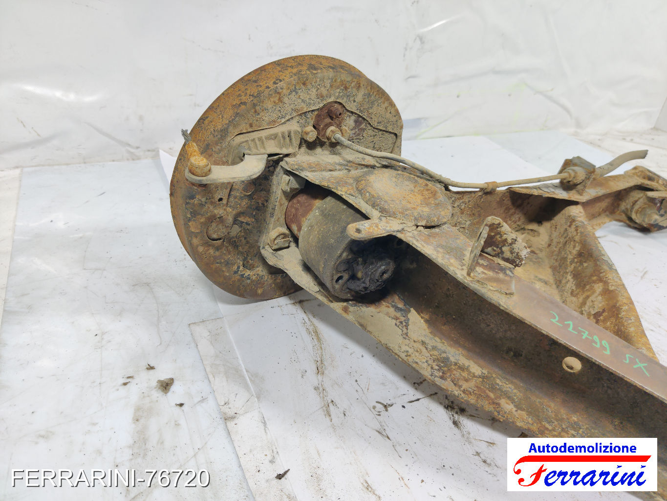 Braccio Oscillante FIAT 126 126 1977-1987 Retro Sinistra 4360973 6