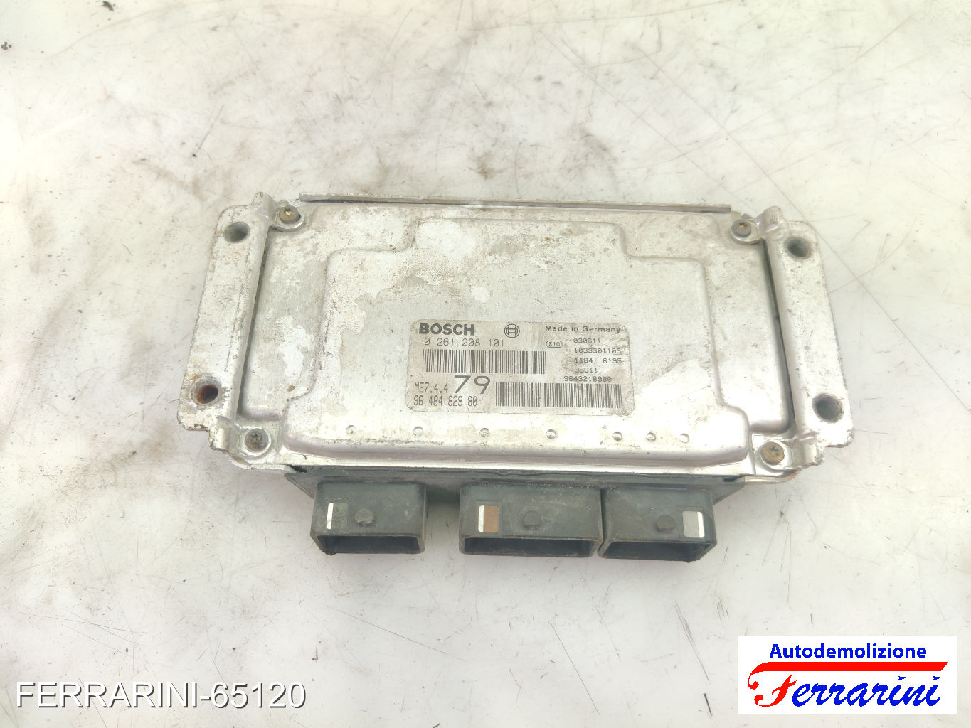 Centralina Motore PEUGEOT 206 2A/C 1.1I 1998-2007 9648482980, 9643218980