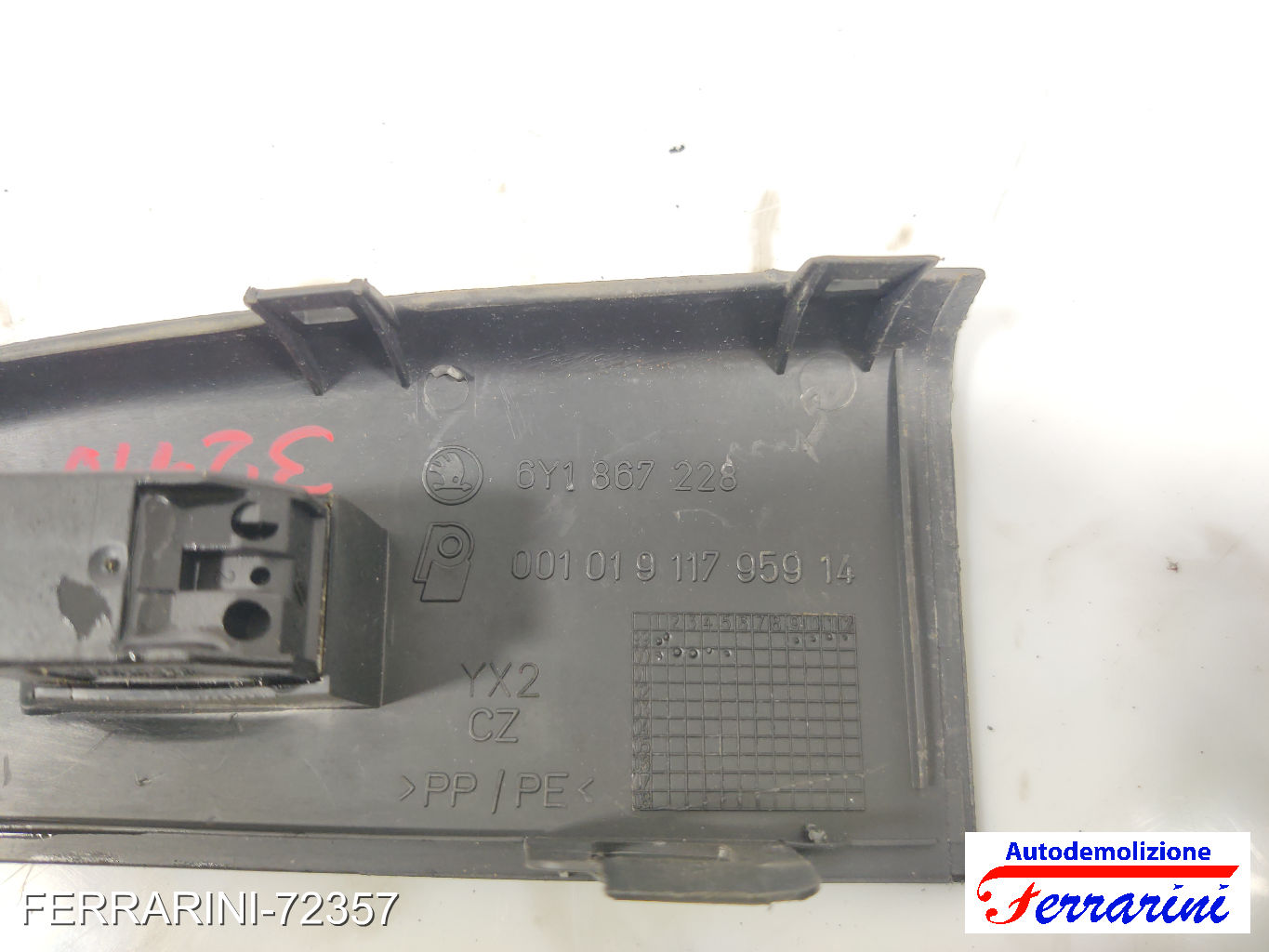 Pulsantiera Tastiera Alzavetro SKODA FABIA 1 6Y2 1999-2003 destra, dx, frontale
