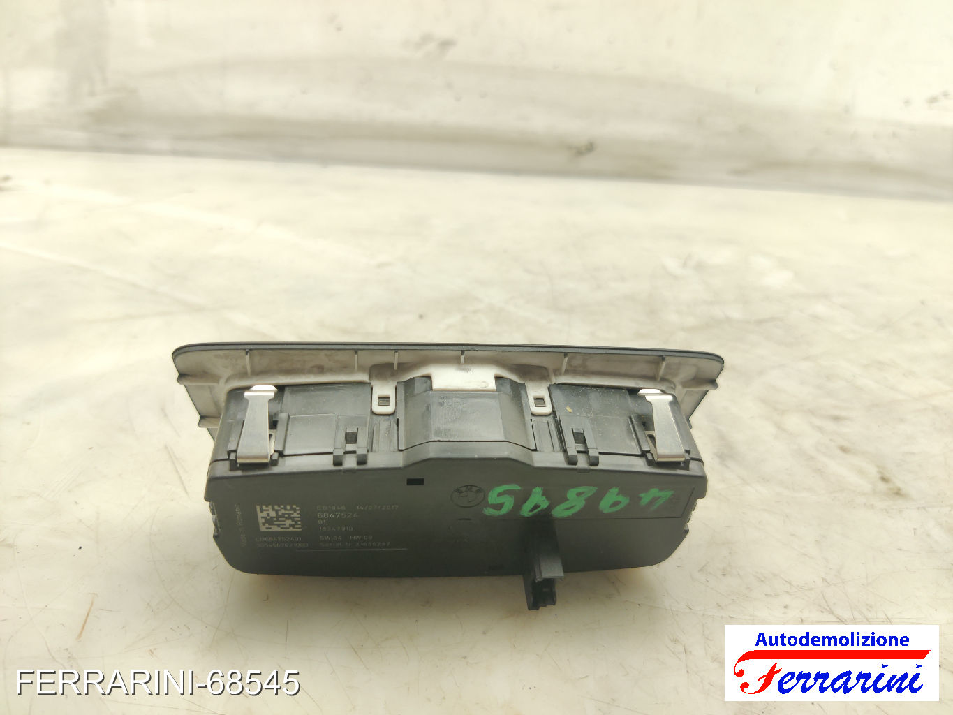 Interruttore Luci Fari BMW X1 F48 2015-2023 61316847524, LE684752401 8