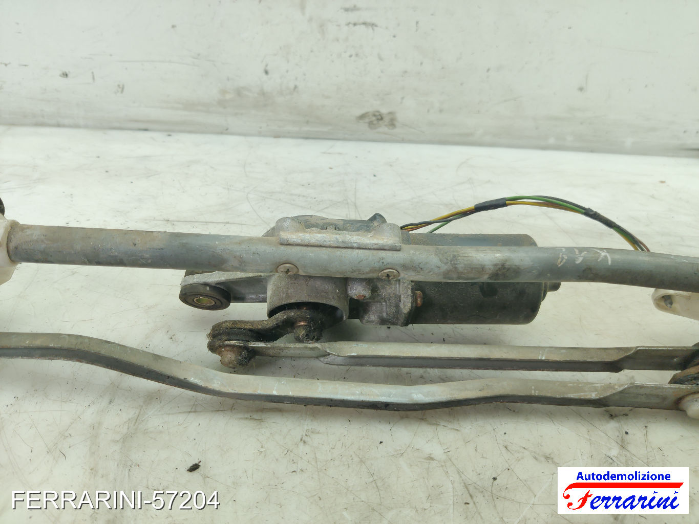 Spazzacqua Motorino Tergicristallo NISSAN MICRA 3 K12 2003-2010 anteriore 8