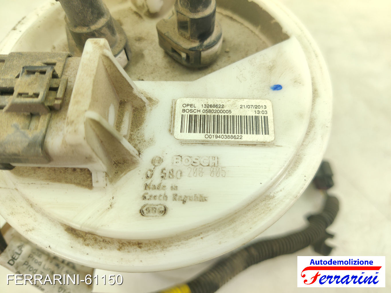 Cestello Pompa Galleggiante Serbatoio OPEL MERIVA B S10 1.4 2010-2017 13268622 9