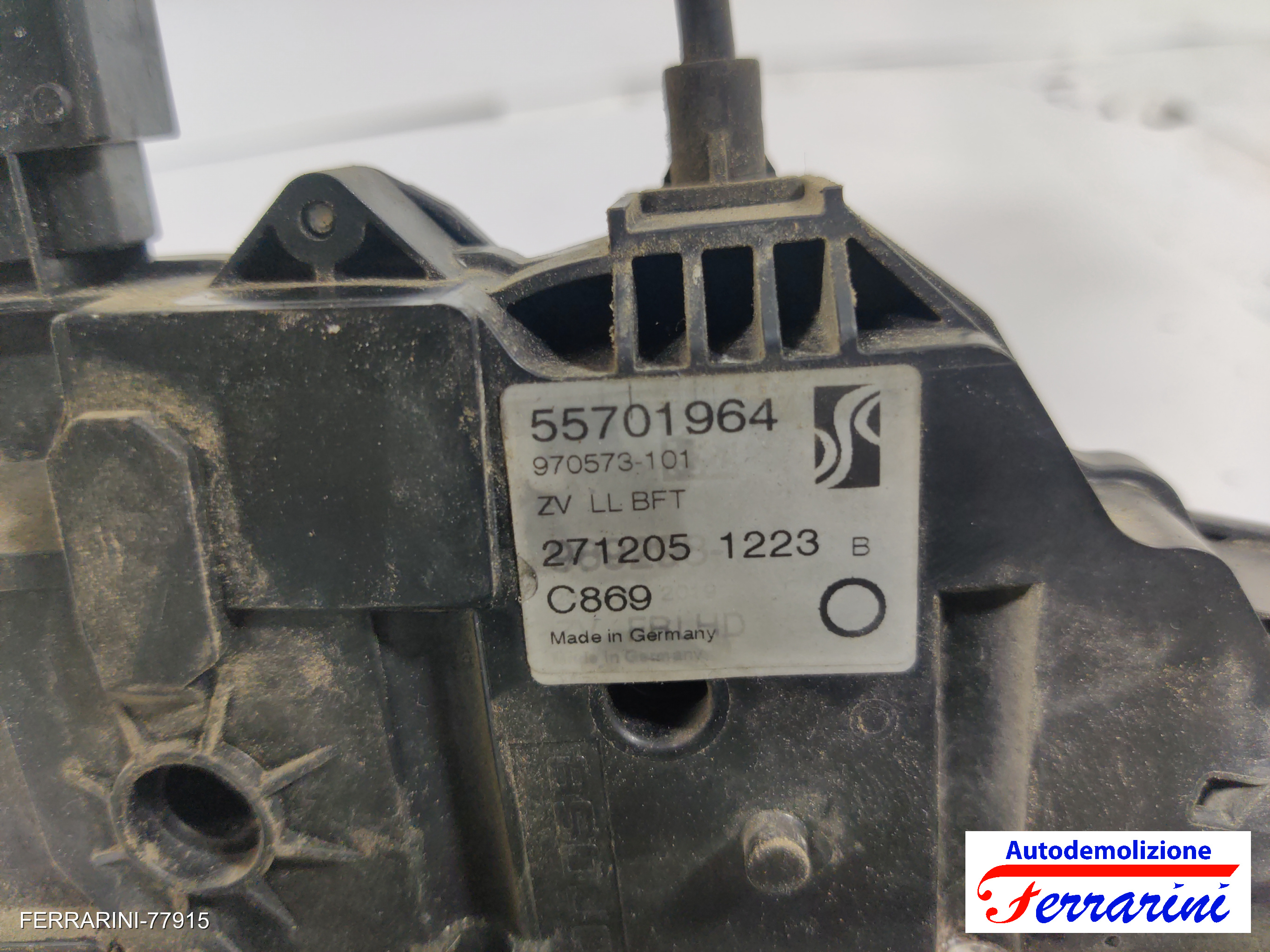 Serratura Porta FIAT GRANDE PUNTO 199 2005-2010 destro, dx, frontale, anteriore 7