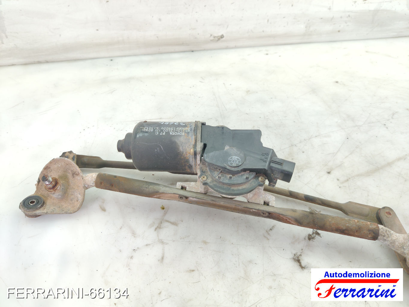Spazzacqua Motorino Tergicristallo TOYOTA COROLLA VERSO E12 2001-2004 anteriore 10