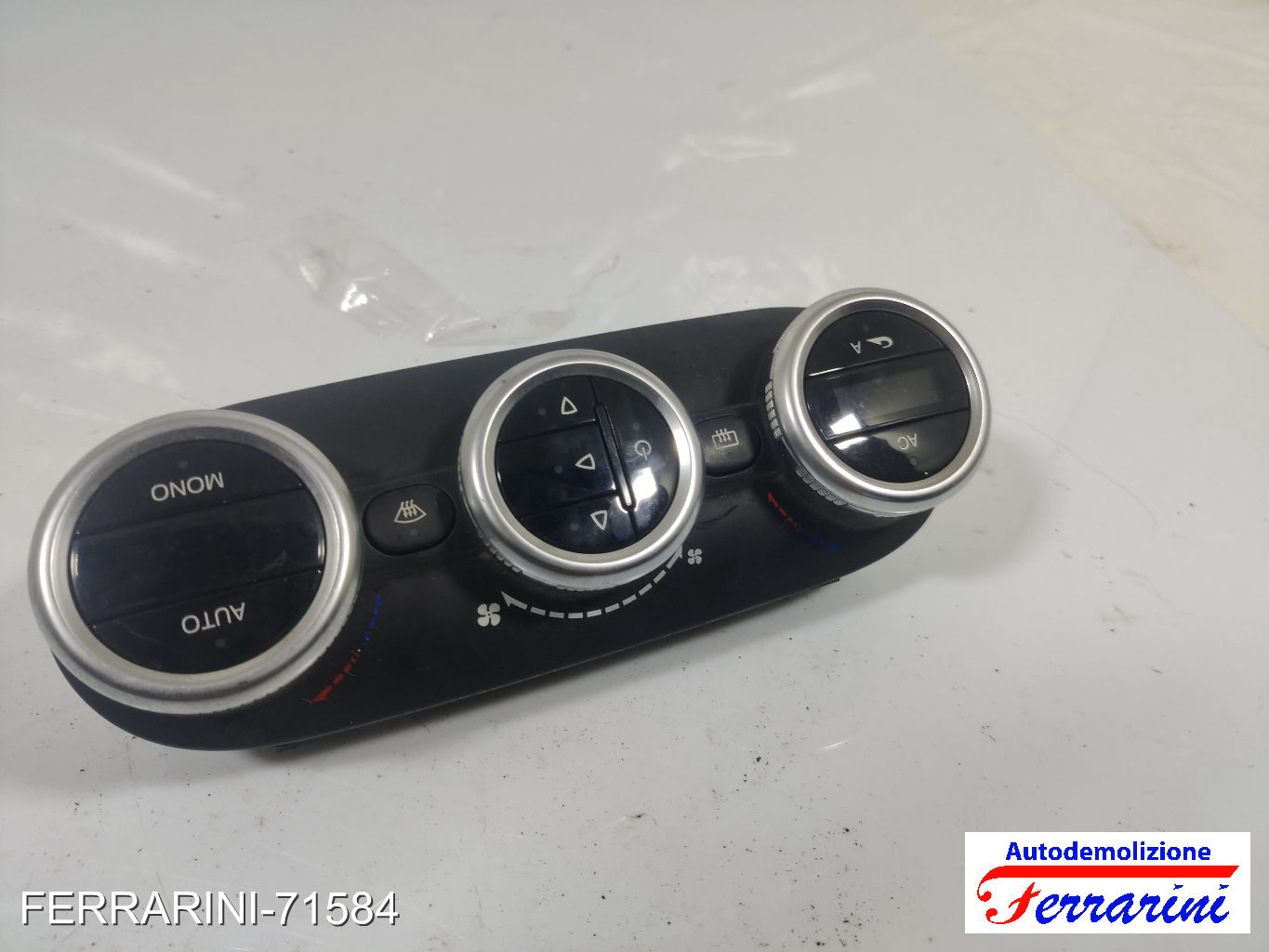 Tastiera Clima ALFA ROMEO GIULIETTA 940 2010-2016 anteriore, frontale 156091524 10