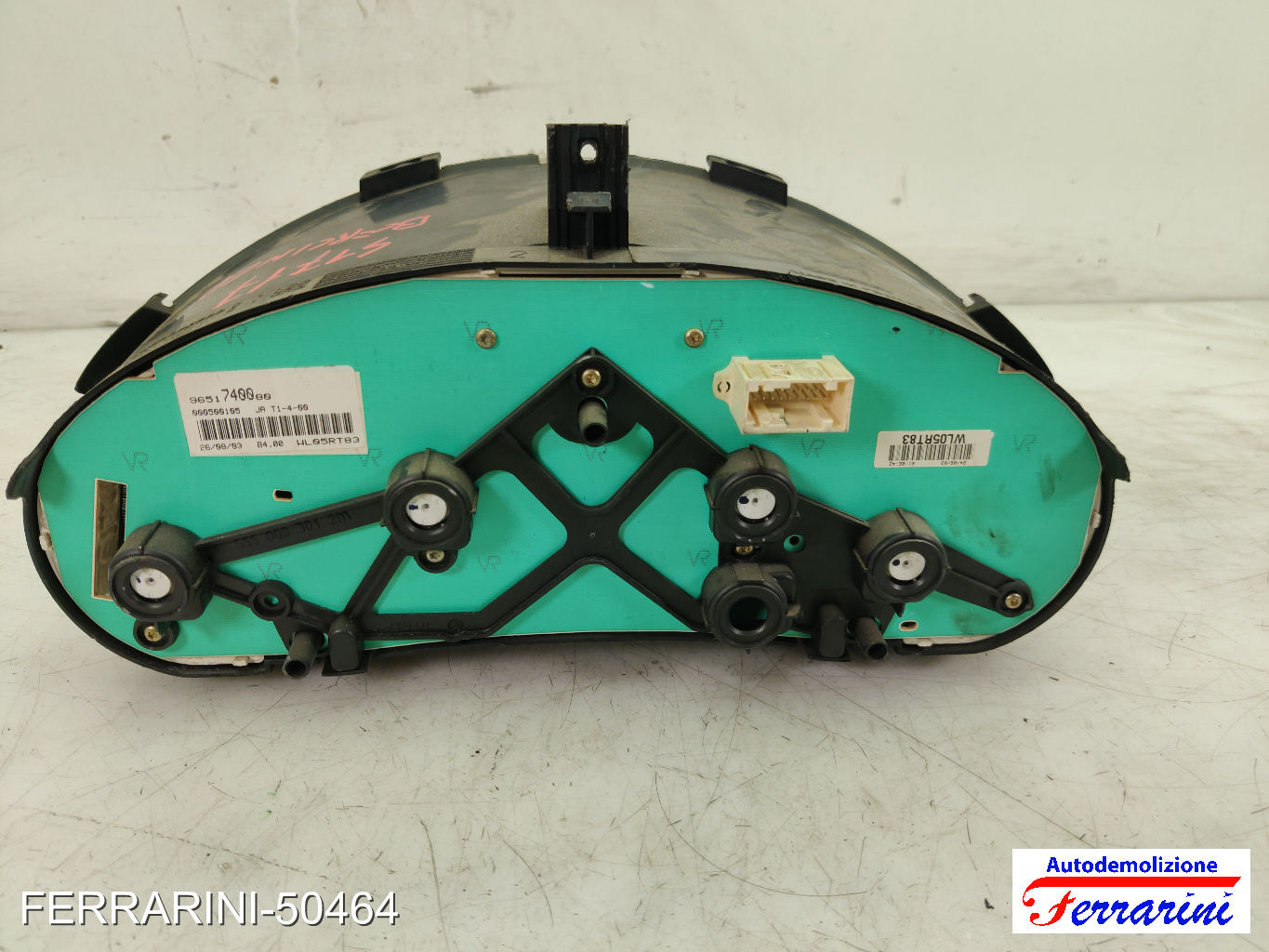 Quadro Contachilometri CITROEN BERLINGO M 1.9 D 70 1999-2011 9651740080 7