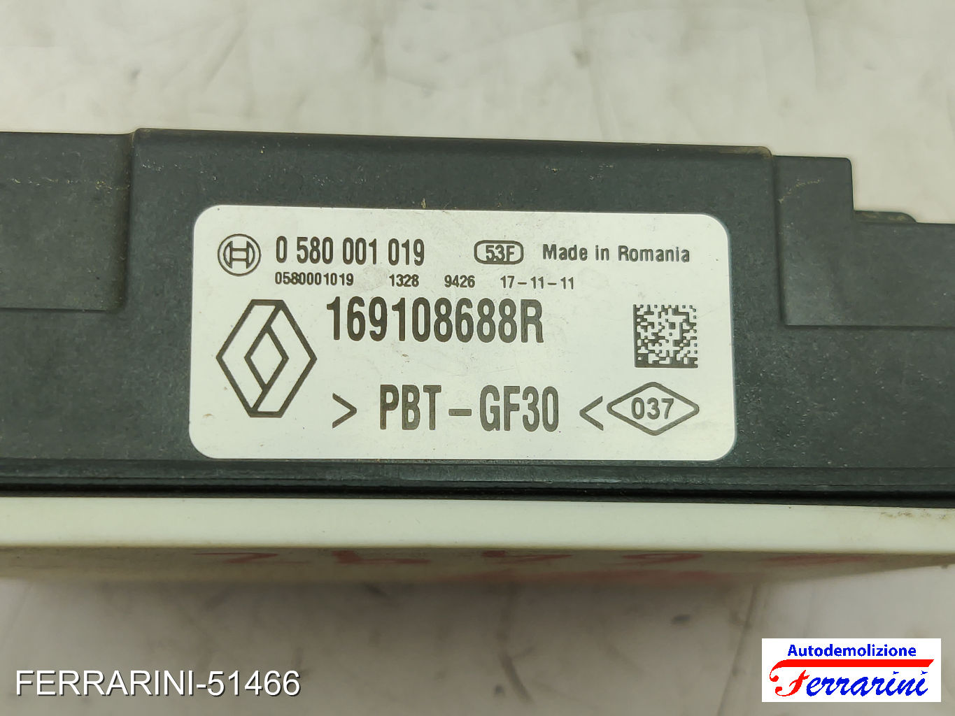 NISSAN QASHQAI 2 J11 1.5 DCI 2013-2023 169108688R, 0580001019, 169102698R