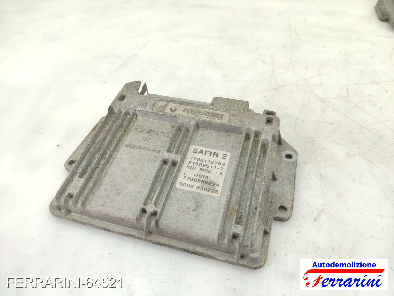Centralina Motore RENAULT CLIO 2 BB, CB 1.6 1998-2005 7700112764, 7700868294