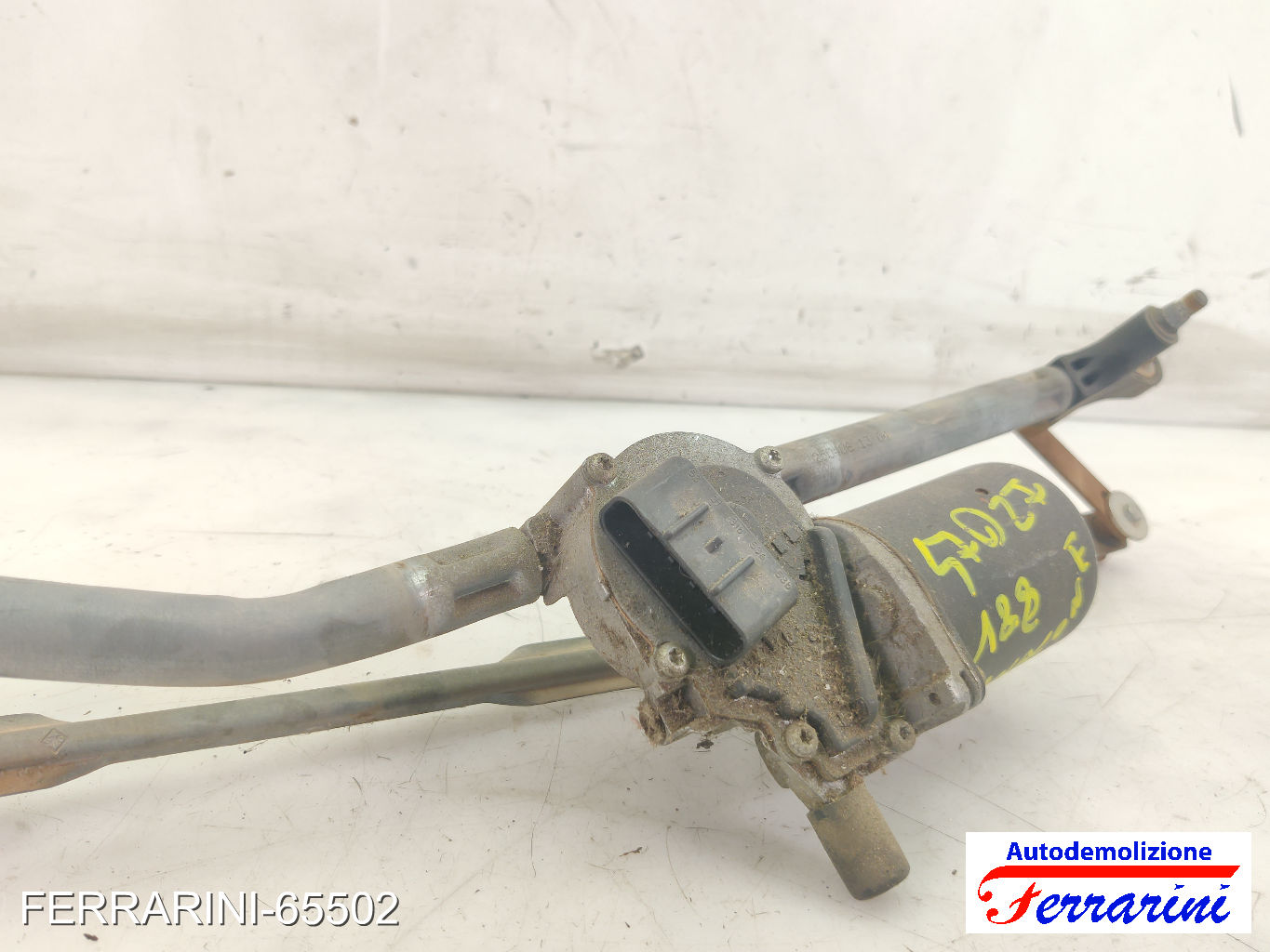 Spazzacqua Motorino Tergicristallo FIAT PUNTO 188 2003-2012 anteriore, frontale 8