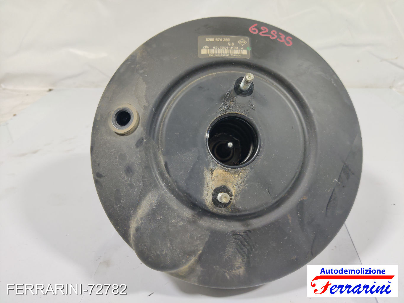 Servofreno RENAULT MODUS F/JP0 1.2 2004-2023 8200674380, 03786445014, 58BS9