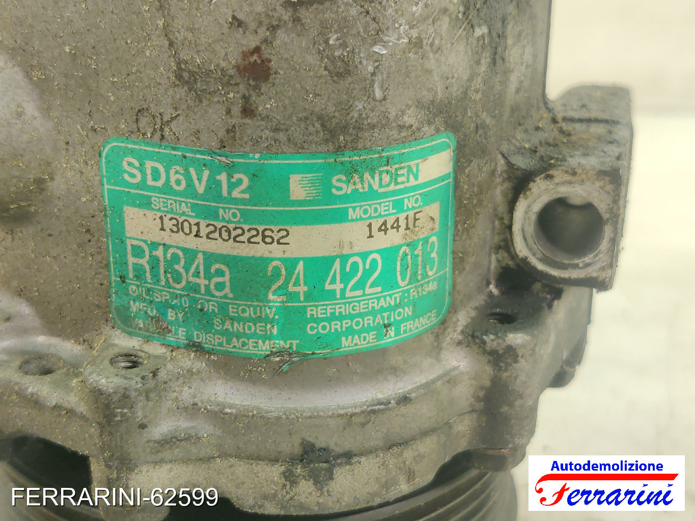 Compressore Clima OPEL CORSA C X01 1.7 DI 2000-2009 24422013, 24421642, 1441F