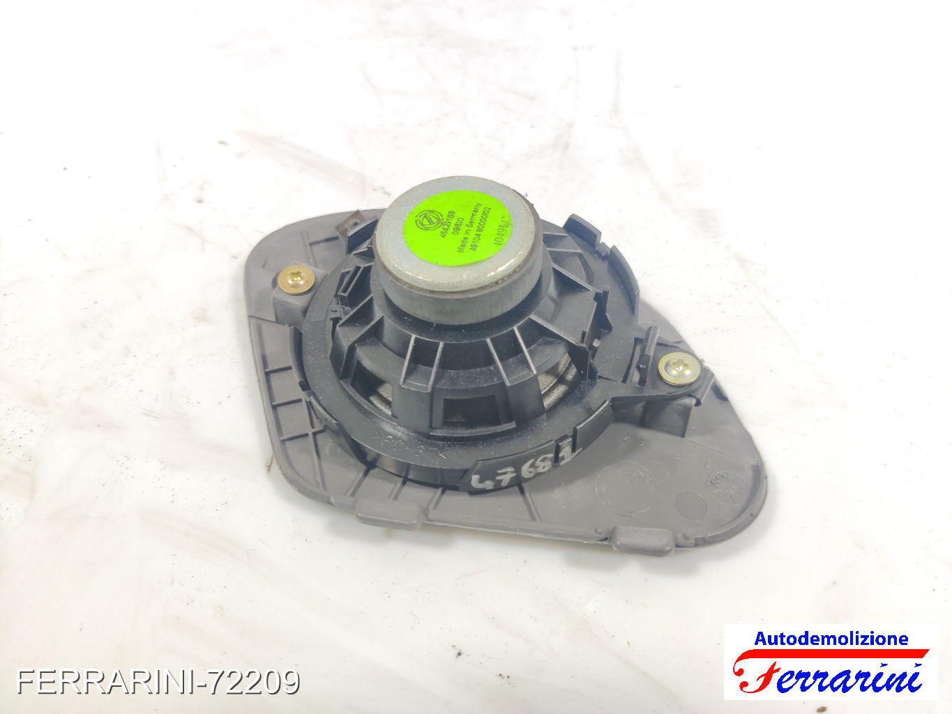 Altoparlante portiera FIAT PUNTO 176 1997-1999 Frontale Sinistra 46429169