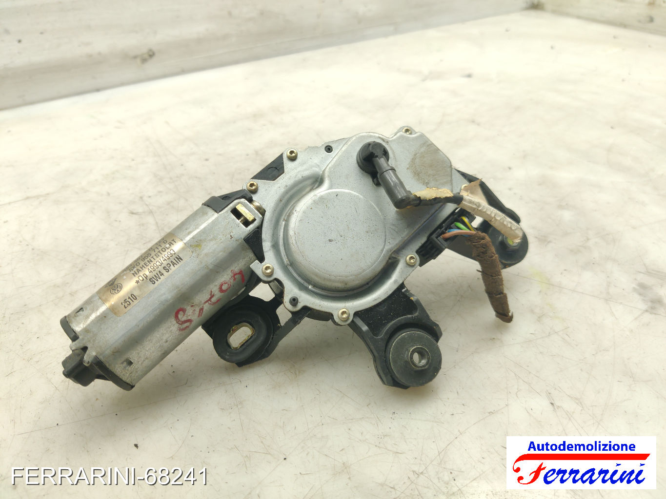 Spazzacqua Motorino Tergicristallo VW POLO 9A, 9N 2001-2007 posteriore, post 10