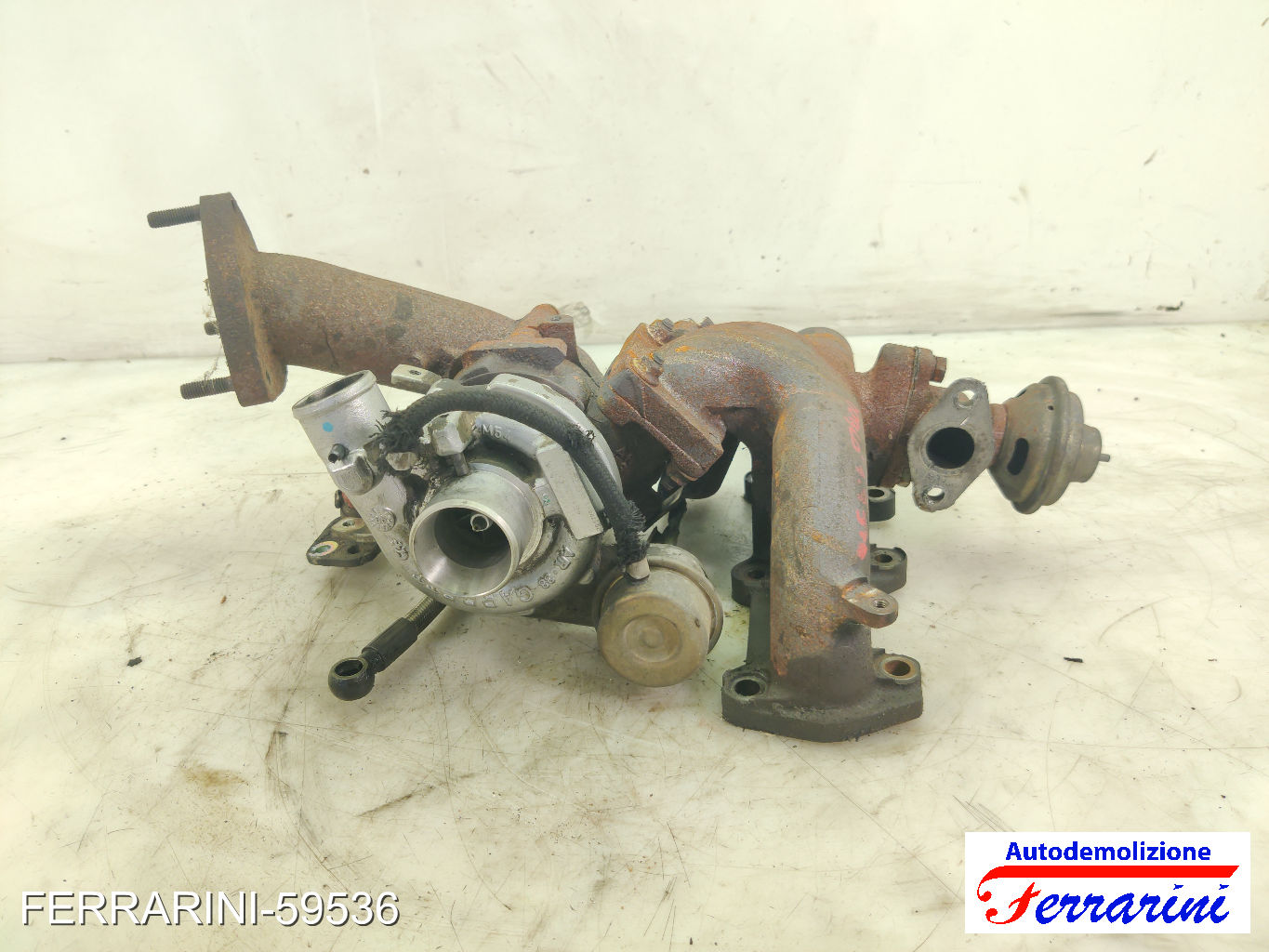 Turbina VW POLO 9A, 9N 1.4 TDI 2001-2005 045253019G, 045253019D, 045253019J