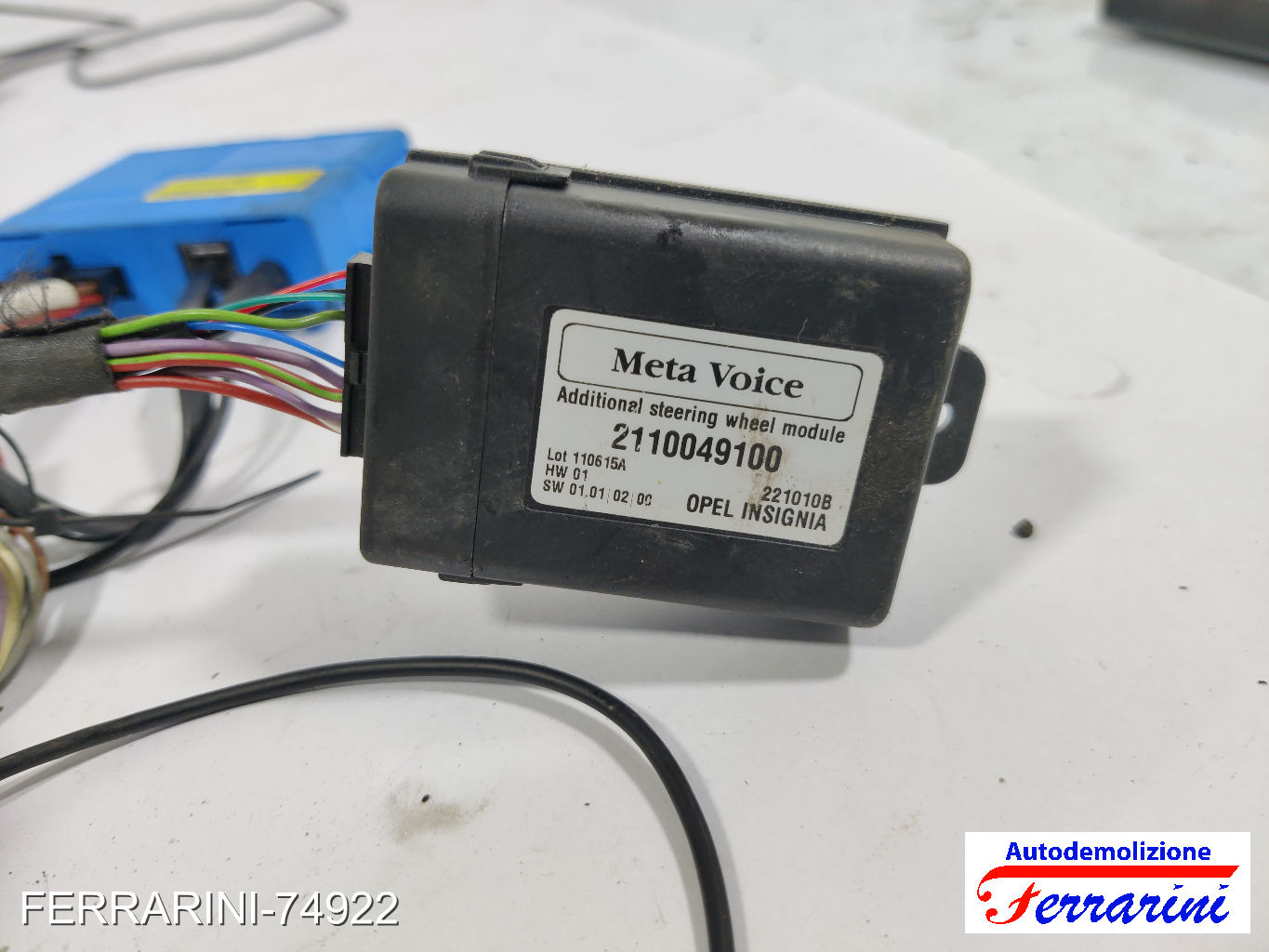 vivavoce Bluetooth Meta System OPEL MERIVA B S10 2011-2017 A6003360, A6003360M