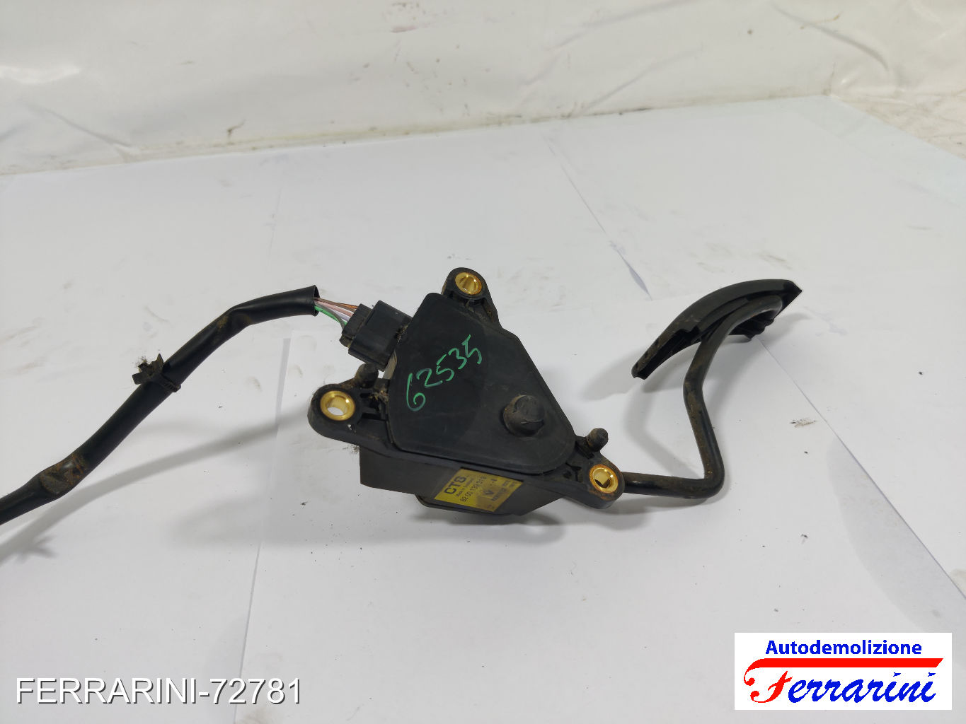 Pedale Acceleratore RENAULT MODUS F/JP0 1.2 2004-2023 8200139319, 05378 6