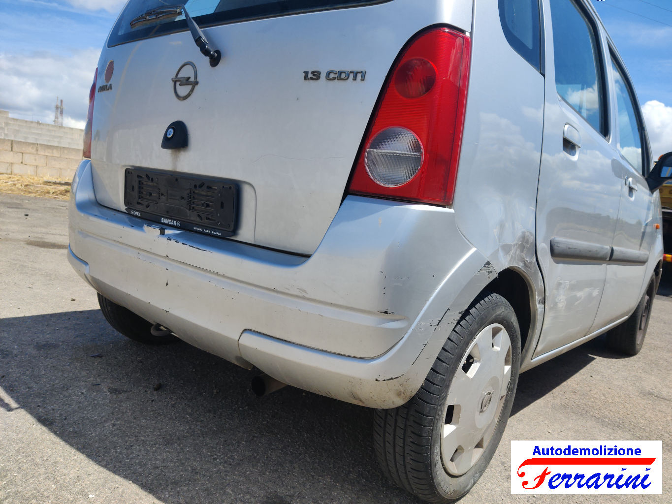 Opel Agila A H00 1.3 CDTI 70CV 2003-2007