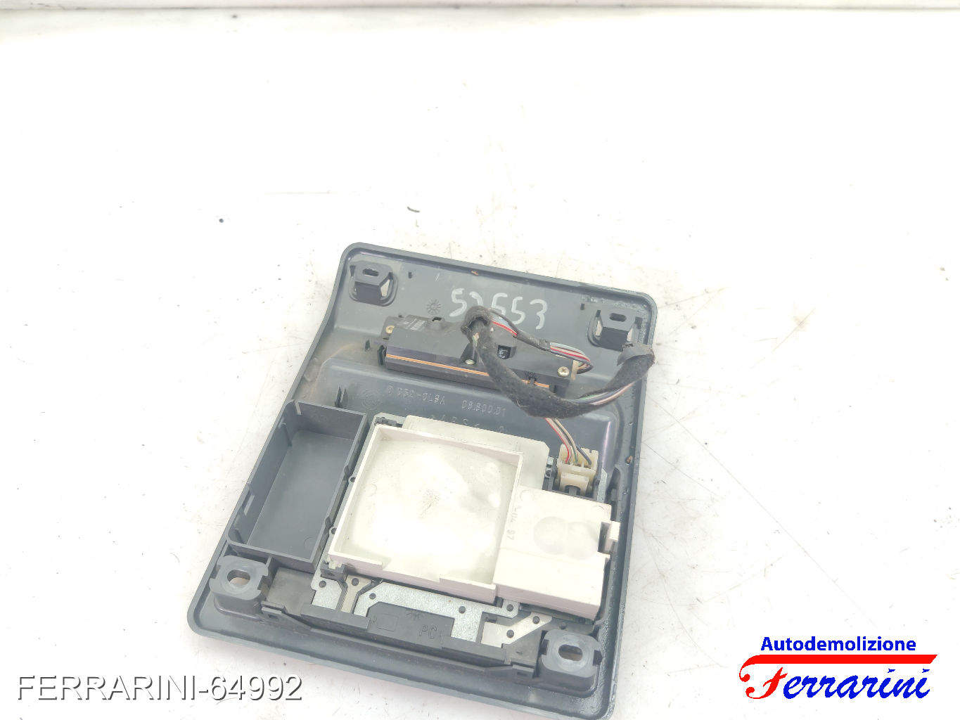 Plafoniera FIAT PUNTO 176 1996-1999 anteriore, frontale centrale, ant 77883156