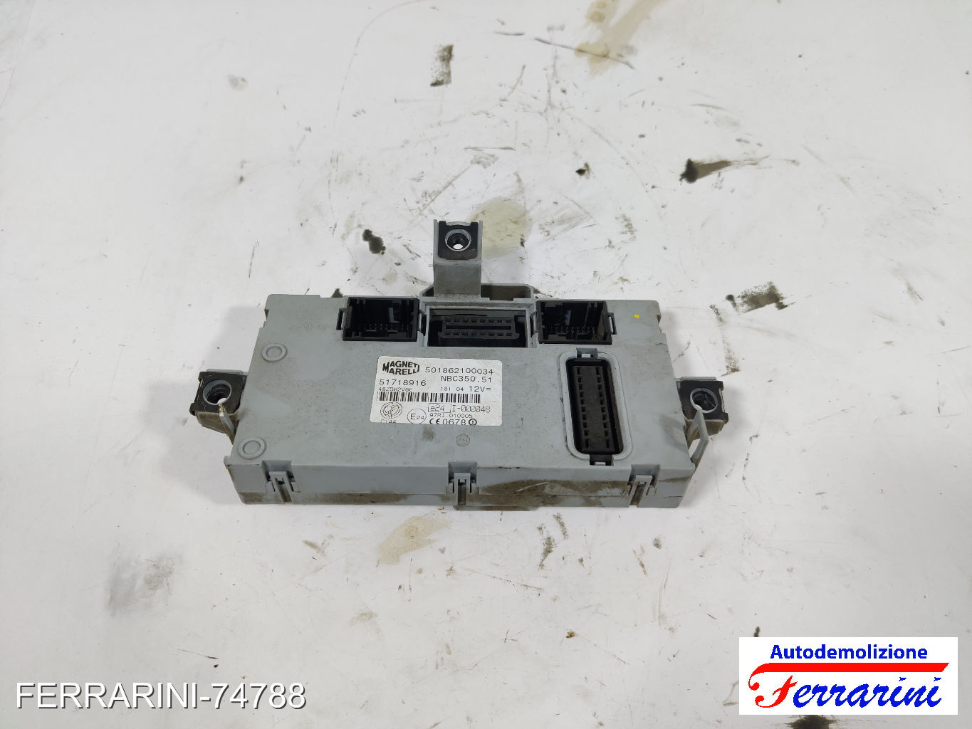 Body Computer FIAT IDEA 350 1.4 16V 2004-2012 51718916, 501862100034, NBC35051