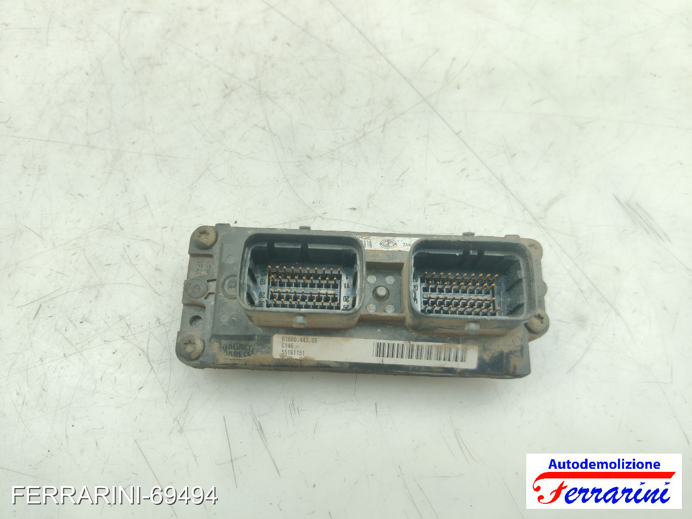 Centralina Motore FIAT PUNTO 188 1.2 16V 80 1999-2006 55181151, HW305