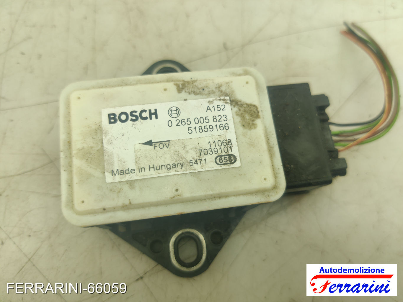 Sensore Imbardata Urto FIAT PUNTO EVO 199 2009-2012 anteriore, frontale 51859166 7