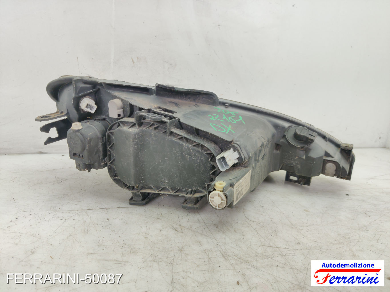 Faro Anteriore PEUGEOT 206 SW 2E/K 2002-2007 destro, dx 9628666880, 6204S7