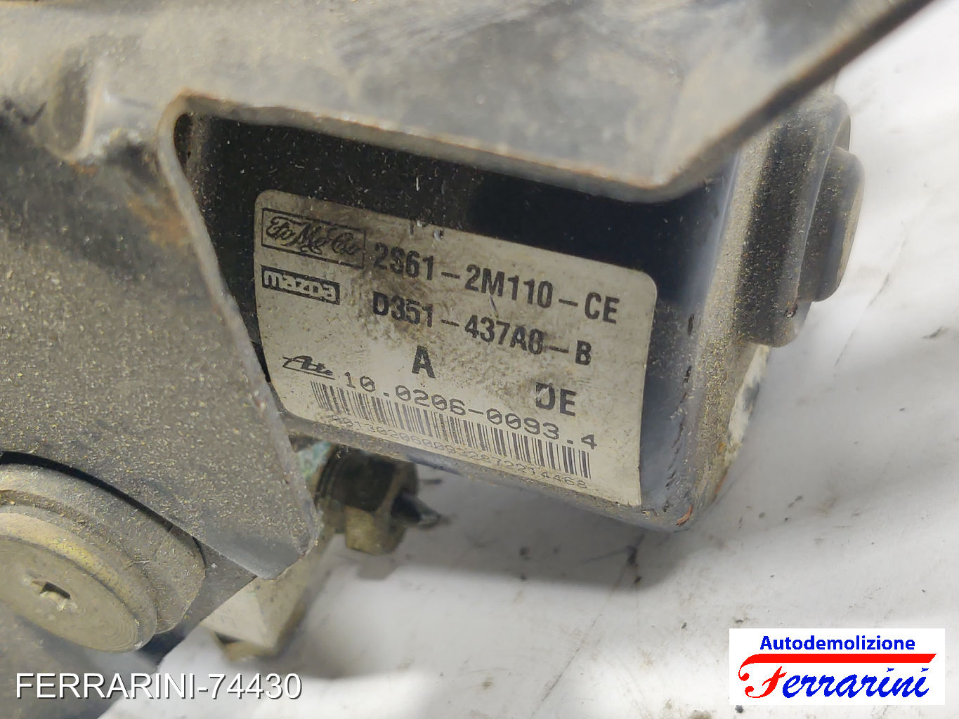 Centralina Pompa Abs FORD FIESTA 5 JD, JH 1.4 TDCI 2001-2008 2S612M110CE
