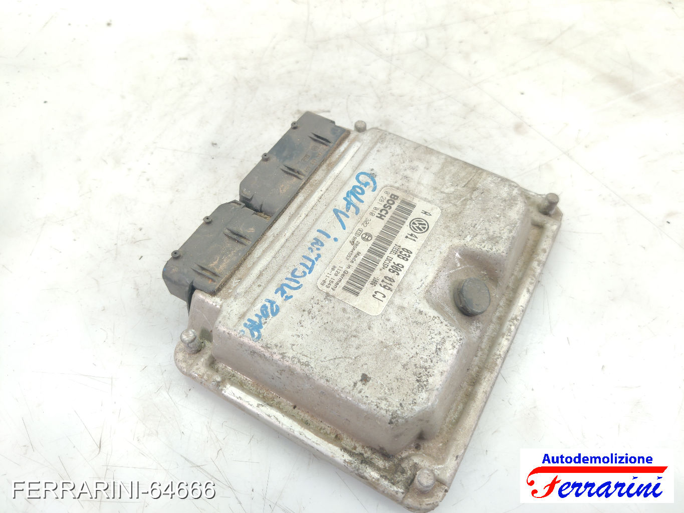 Centralina Motore VW GOLF 4 VARIANT 1J5 1.9 TDI 1999-2001 038906019CJ