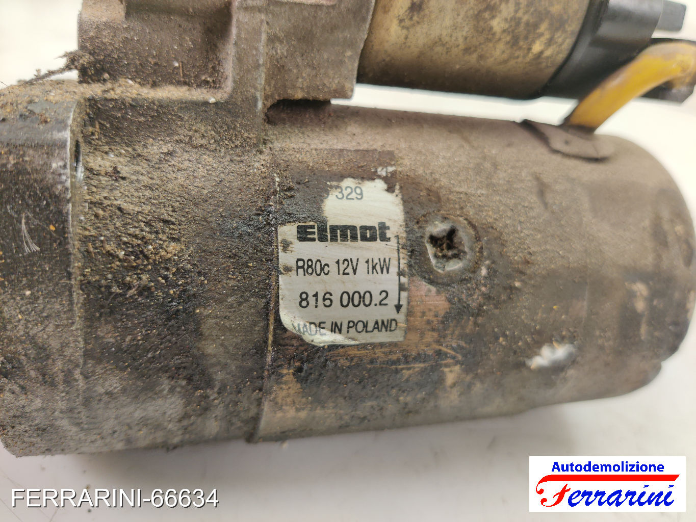Motorino Avviamento FIAT SEICENTO 600 287 0.9 1998-2010 46797350, 8160002 7